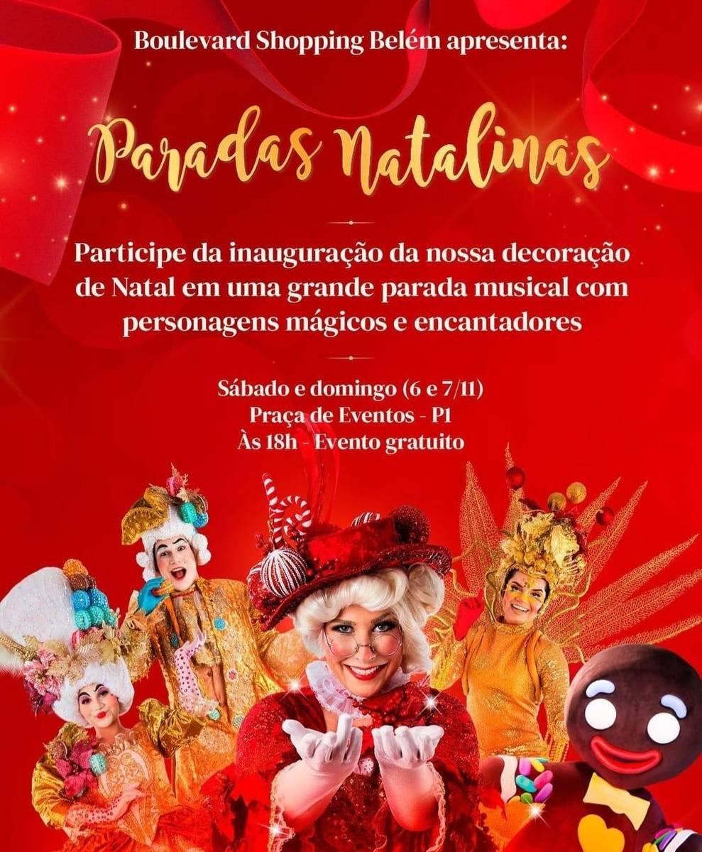 Em Belém, Paradas Natalinas encantarão crianças e adultos 