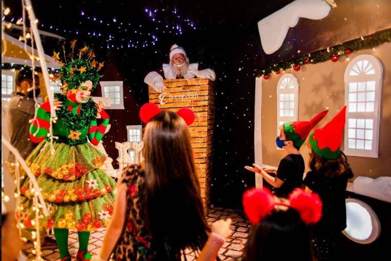 Cidade do Papai Noel chega à Belém encantando crianças e adultos 