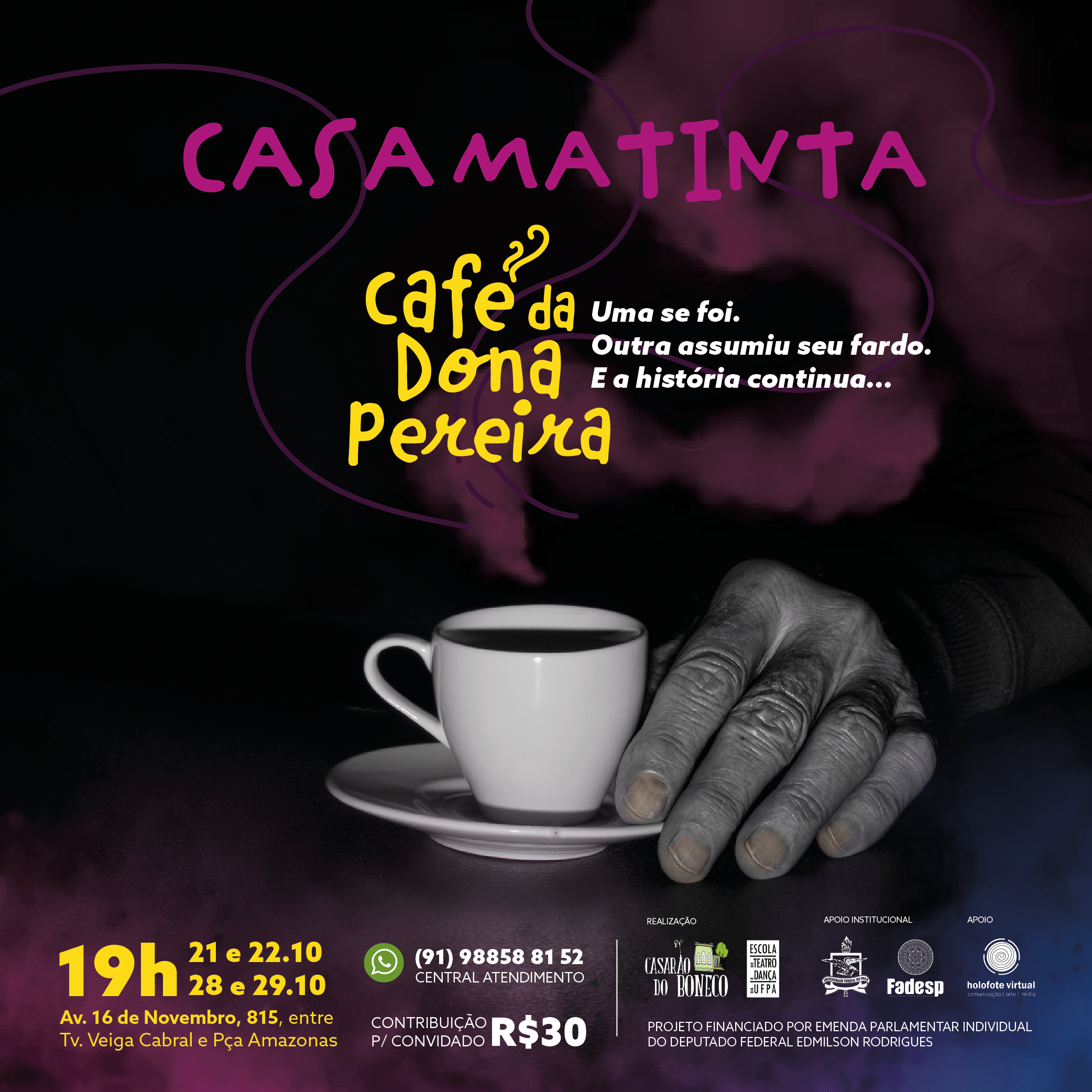 ReMatintas convida o público para o “Café da dona Pereira” 